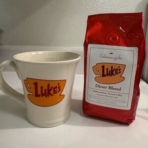 Luke's Diner Gilmore Girls Official Coffee Mug AND Bag of Luke’s ground Coffee